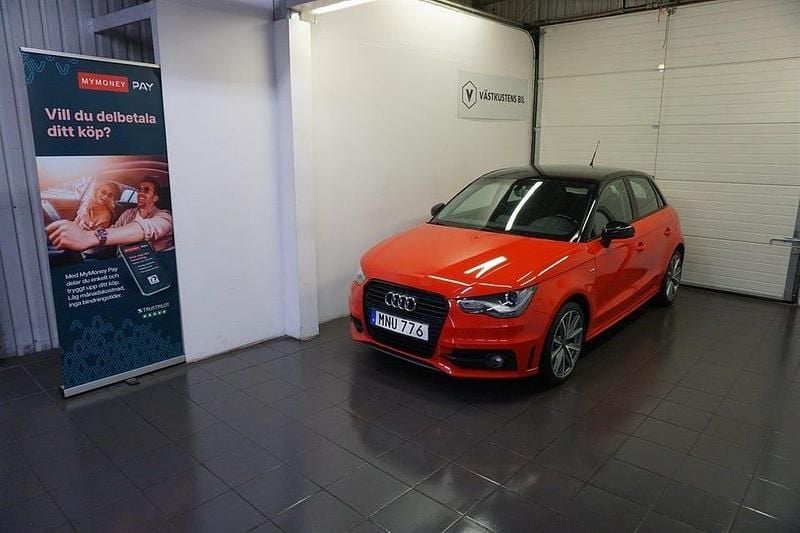 Begagnad Audi A1 Sportback S-Line 86 HK (63 kW) 2014 Röd Halvkombi