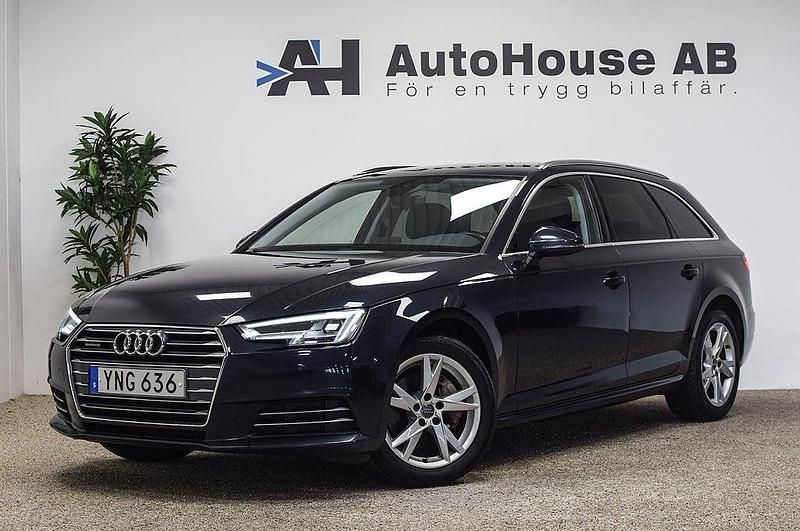 Blå Begagnad 2017 Audi A4 Proline Kombi | 169 000 kr (Marknadspris) - Bild 1/4