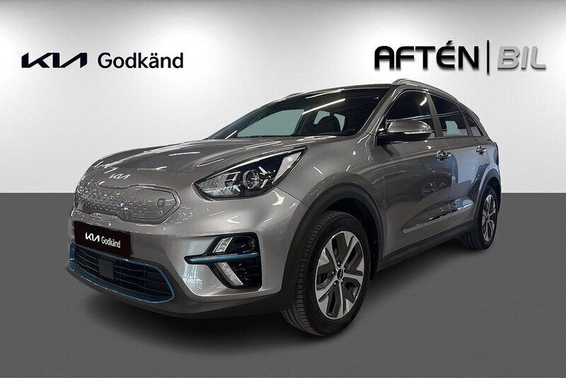 Grå (steel grey metallic) Begagnad 2022 Kia e-Niro 2 SUV | 279 800 kr (Marknadspris) - Bild 1/4
