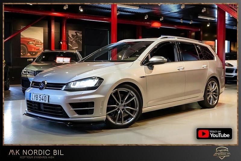 Silver Begagnad 2015 VW Golf VII R Kombi | 209 900 kr (Marknadspris) - Bild 1/4