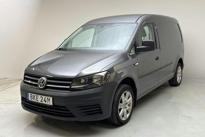 Mörkgrå Begagnad 2019 VW Caddy Maxi Minibuss | 164 000 kr (Bra pris) - Bild 1/4