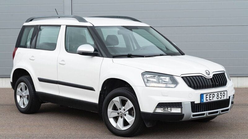 Vit Begagnad 2013 Skoda Yeti Outdoor SUV | 128 900 kr (Bra pris) - Bild 1/4