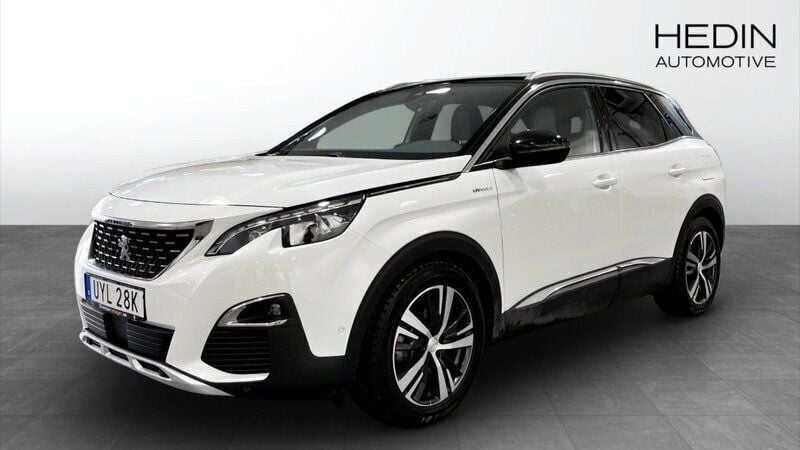 Vit (white) Begagnad 2019 Peugeot 3008 GT Kombi | 259 900 kr (Marknadspris) - Bild 1/4