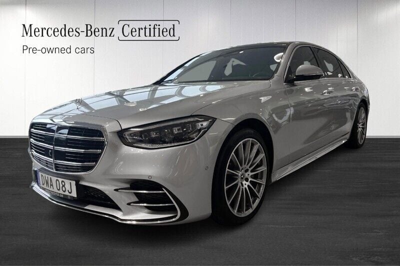 Silver Begagnad 2022 Mercedes S580 Sedan | 1 249 000 kr - Bild 1/4