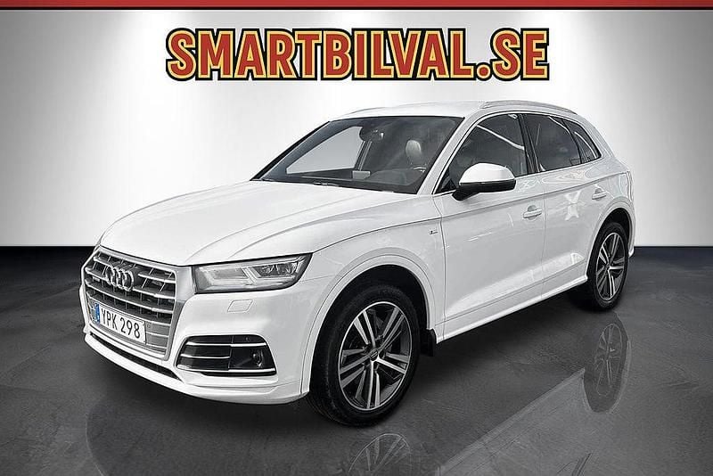 Vit Begagnad 2018 Audi Q5 S-Line SUV | 249 900 kr (Marknadspris) - Bild 1/4