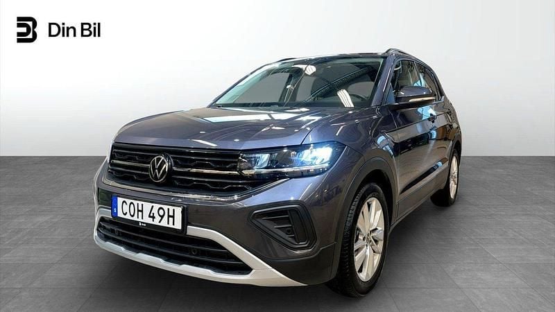 Grå Begagnad 2024 VW T-Cross Life SUV | 299 900 kr (Dyr) - Bild 1/4