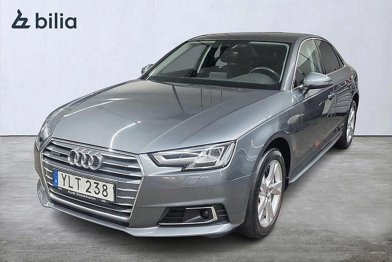 Grå Begagnad 2018 Audi A4 Proline Sedan | 239 900 kr (Marknadspris) - Bild 1/3