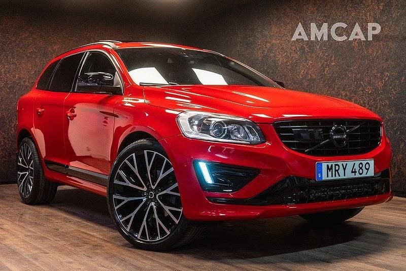 Röd Begagnad 2015 Volvo XC60 R-Design SUV | 258 500 kr (Dyr) - Bild 1/4
