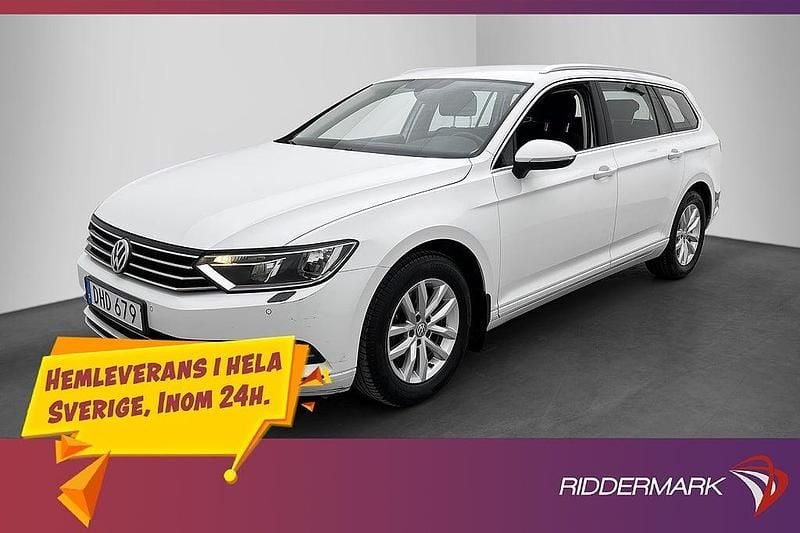 Vit Begagnad 2018 VW Passat Kombi | 184 800 kr (Marknadspris) - Bild 1/3