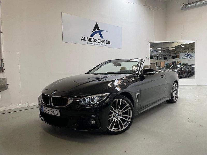 Svart Begagnad 2018 BMW 420 M Sport Cab | 389 900 kr (Marknadspris) - Bild 1/4
