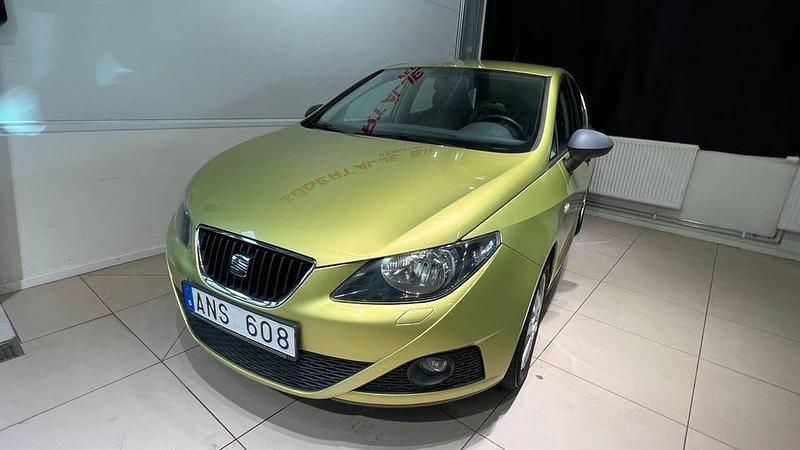 Begagnad Seat Ibiza Reference 86 HK (63 kW) 2008 Ljusgrön Halvkombi
