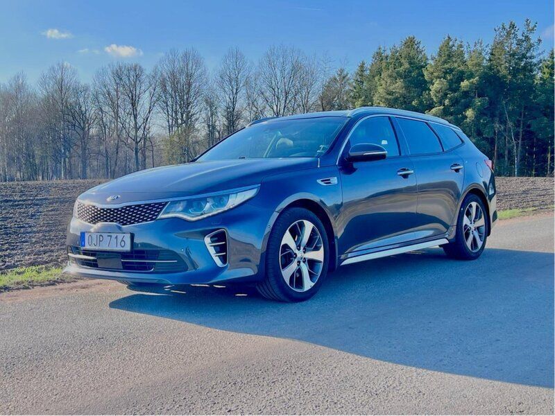 Grå Begagnad 2017 Kia Optima GT-Line Kombi | 169 000 kr (Marknadspris) - Bild 1/4