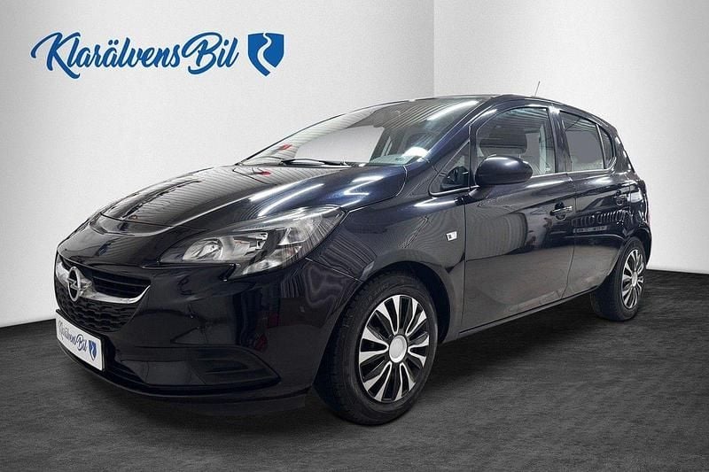 Blå Begagnad 2018 Opel Corsa Enjoy Halvkombi | 99 900 kr (Marknadspris) - Bild 1/4