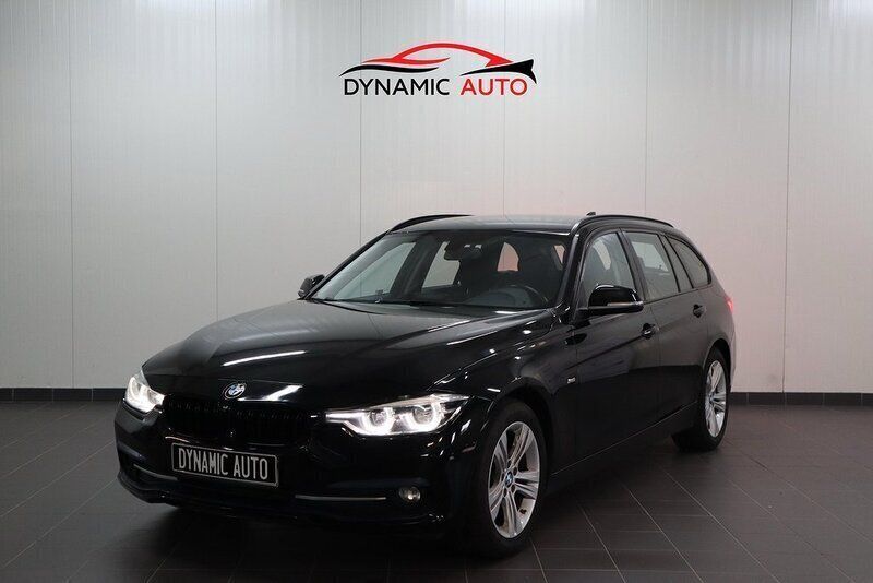 Svart Begagnad 2016 BMW 320 Sport Line Kombi | 149 900 kr (Bra pris) - Bild 1/4