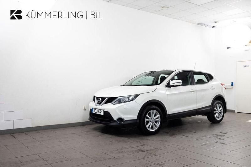 Vit Begagnad 2016 Nissan Qashqai SUV | 124 900 kr (Marknadspris) - Bild 1/4