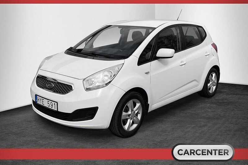 Vit Begagnad 2010 Kia Venga EX Halvkombi | 56 500 kr (Marknadspris) - Bild 1/4