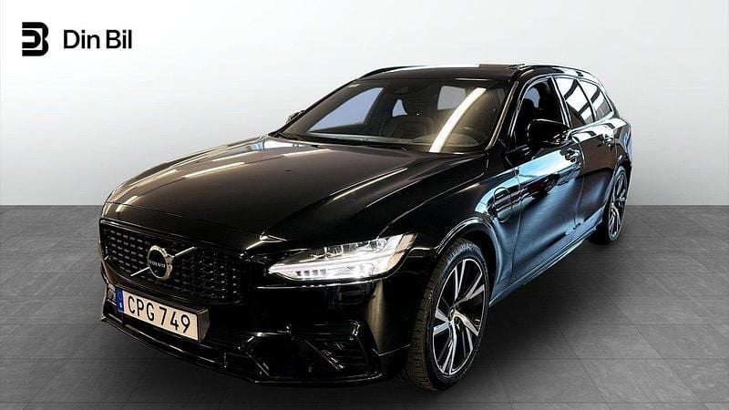 Svart Begagnad 2021 Volvo V90 R-Design Kombi | 429 900 kr (Marknadspris) - Bild 1/4