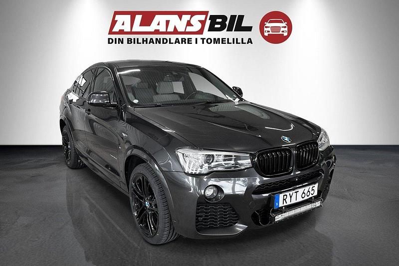 Grå Begagnad 2016 BMW X4 M Sport SUV | 239 000 kr (Marknadspris) - Bild 1/4