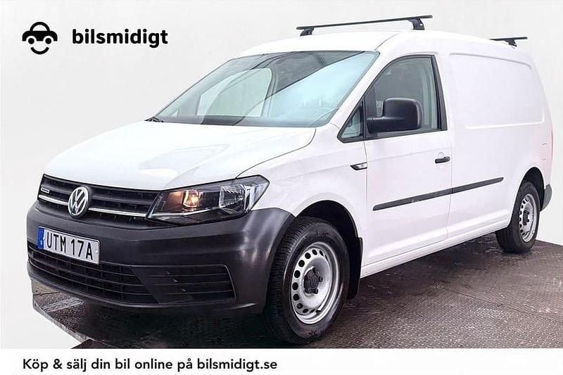 Vit Begagnad 2019 VW Caddy Maxi Minibuss | 154 800 kr (Superpris) - Bild 1/3