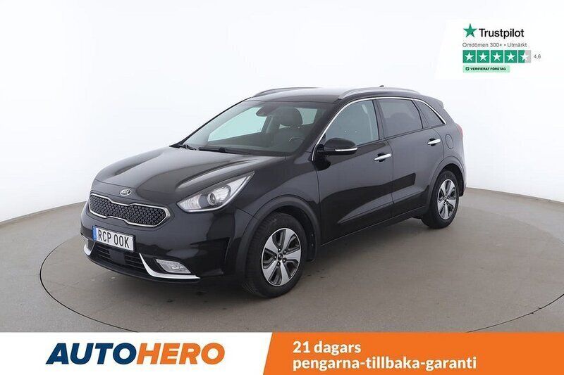 Svart Begagnad 2019 Kia Niro 2 SUV | 187 000 kr (Bra pris) - Bild 1/4