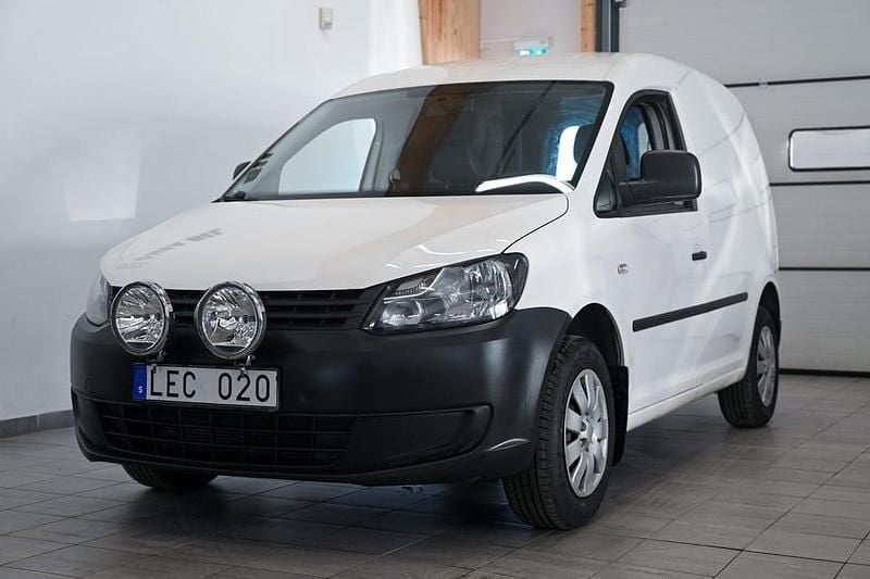 Begagnad VW Caddy 102 HK (75 kW) 2011 Vit Minibuss