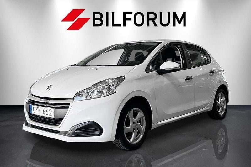 Vit Begagnad 2015 Peugeot 208 Halvkombi | 52 900 kr (Marknadspris) - Bild 1/4