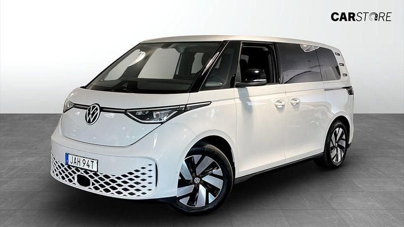 Vit Begagnad 2023 VW ID. Buzz Minibuss | 499 900 kr (Marknadspris) - Bild 1/4