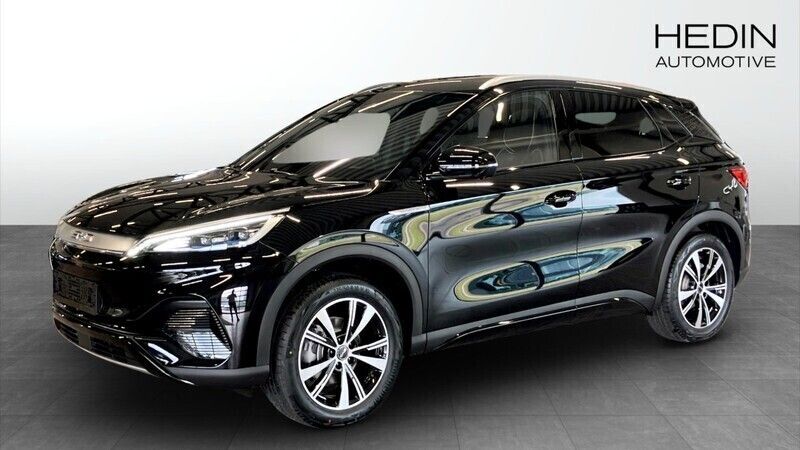 Svart Ny 2024 BYD Atto 3 Comfort SUV | 493 400 kr - Bild 1/4