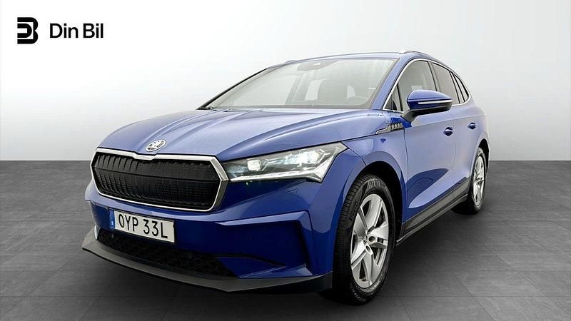 Blå Begagnad 2023 Skoda Enyaq iV SUV | 434 900 kr (Dyr) - Bild 1/4