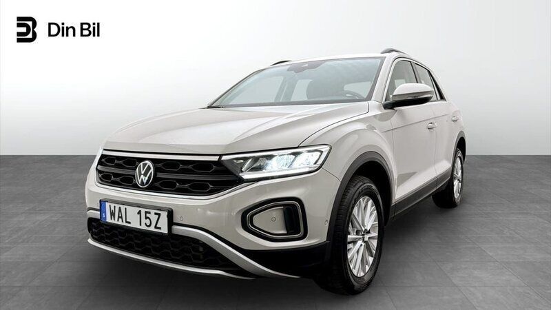 Grå (ascot grey) Begagnad 2023 VW T-Roc SUV | 269 900 kr (Superpris) - Bild 1/4