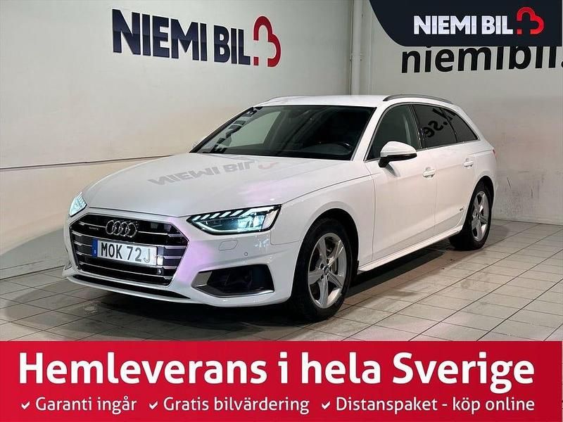 Vit Begagnad 2020 Audi A4 Advanced Kombi | 269 900 kr (Marknadspris) - Bild 1/3