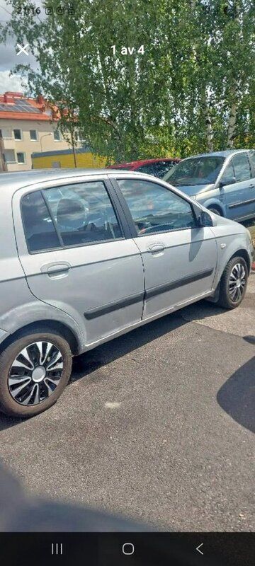 Grå Begagnad 2003 Hyundai Getz Halvkombi | 14 000 kr (Marknadspris) - Bild 1/4