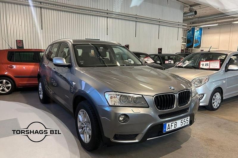 Grå Begagnad 2014 BMW X3 SUV | 104 900 kr (Superpris) - Bild 1/3