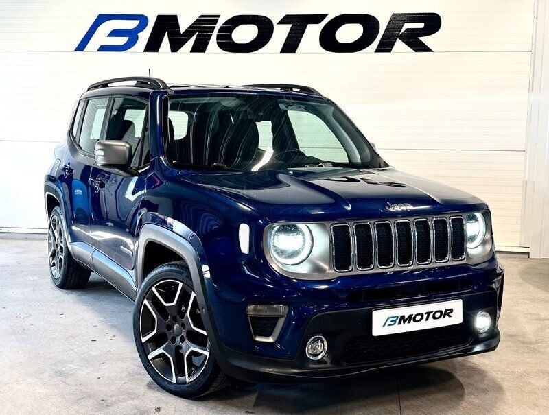 Blå Begagnad 2019 Jeep Renegade SUV | 159 900 kr (Marknadspris) - Bild 1/4