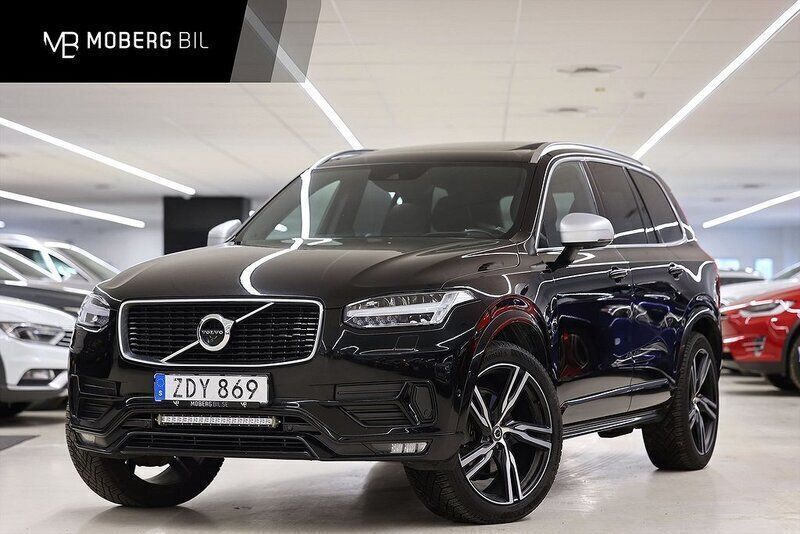 Svart Begagnad 2018 Volvo XC90 R-Design SUV | 399 900 kr (Lite dyr) - Bild 1/3