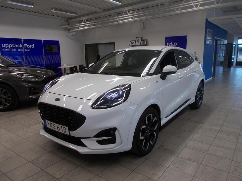 Vit Begagnad 2020 Ford Puma | 219 400 kr - Bild 1/4