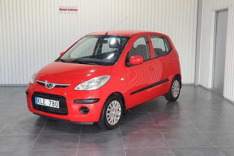 Röd Begagnad 2008 Hyundai i10 Halvkombi | 29 900 kr (Marknadspris) - Bild 1/4