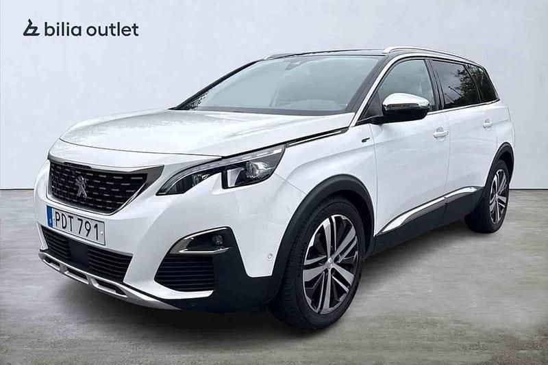 Vit Begagnad 2018 Peugeot 5008 Minibuss | 229 900 kr - Bild 1/1