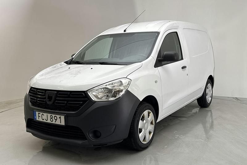 Vit Begagnad 2018 Dacia Dokker Van | 60 000 kr - Bild 1/4