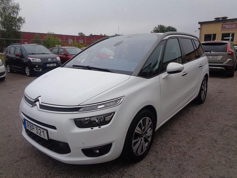 Vit Begagnad 2015 Citroën Grand C4 Picasso Minibuss | 99 900 kr (Bra pris) - Bild 1/4