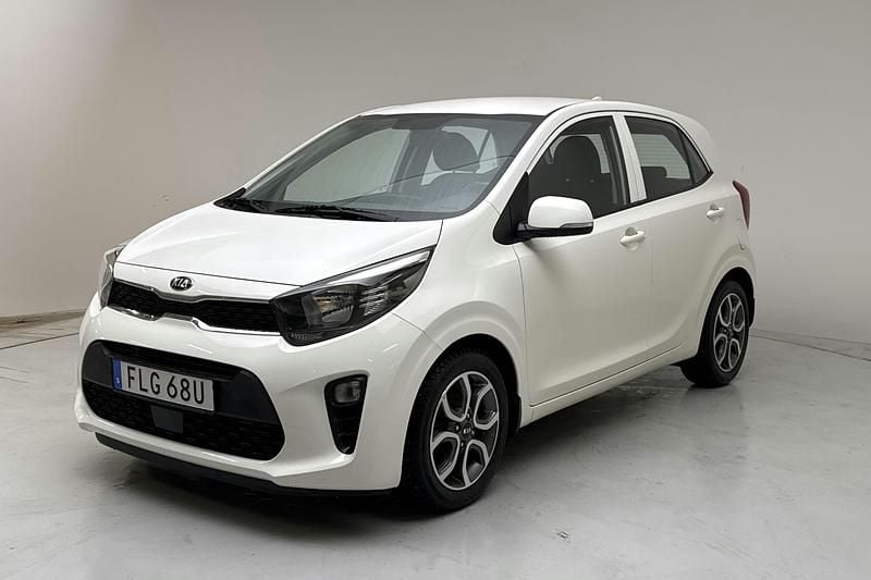 Vit Begagnad 2020 Kia Picanto Halvkombi | 89 000 kr (Bra pris) - Bild 1/4