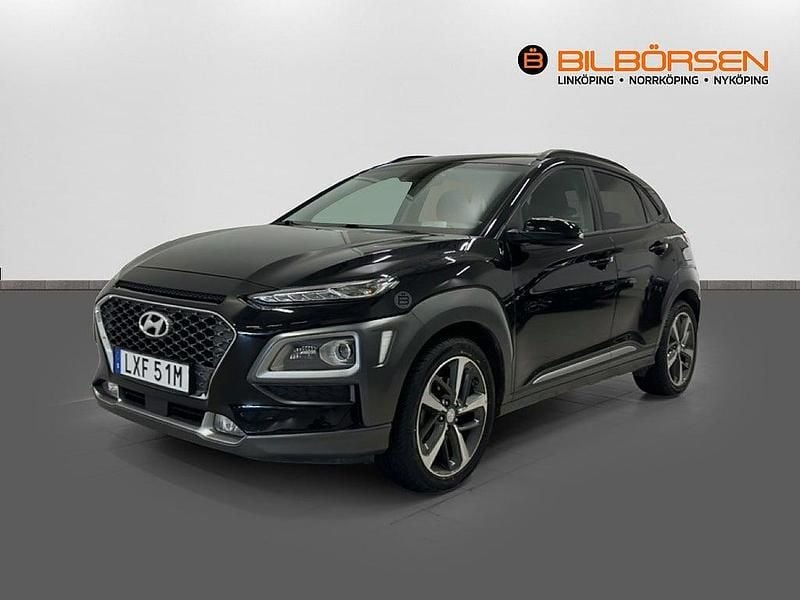 Svart Begagnad 2019 Hyundai Kona Premium SUV | 199 900 kr (Marknadspris) - Bild 1/4