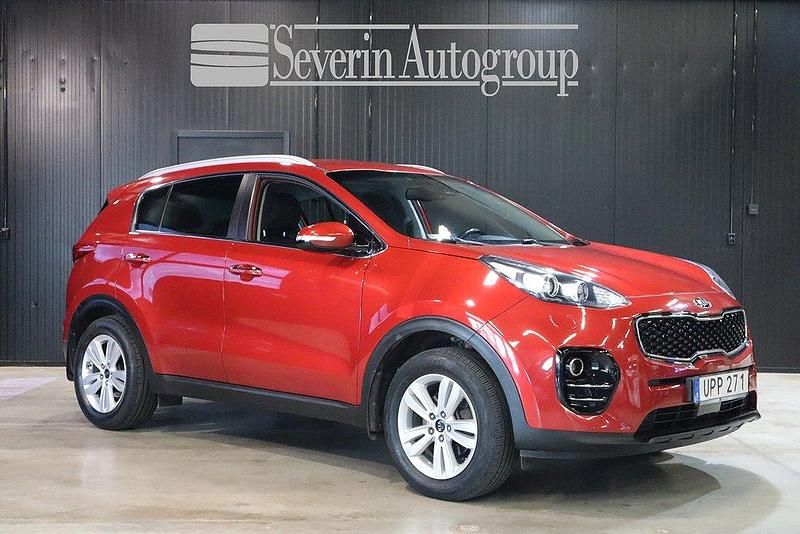 Röd Begagnad 2016 Kia Sportage SUV | 119 000 kr (Lite dyr) - Bild 1/4