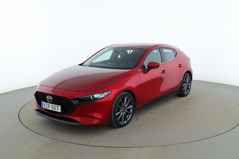 Röd Begagnad 2019 Mazda 3 Sports-Line Sedan | 215 000 kr (Bra pris) - Bild 1/3