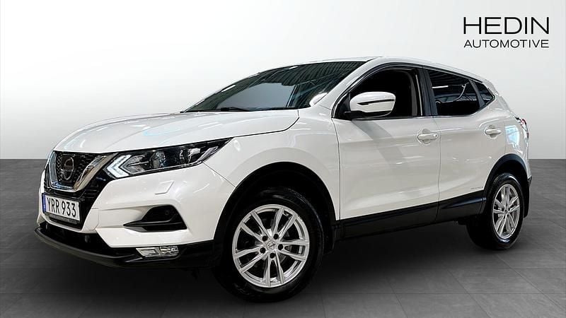 Vit (white) Begagnad 2018 Nissan Qashqai Acenta SUV | 144 900 kr (Marknadspris) - Bild 1/4