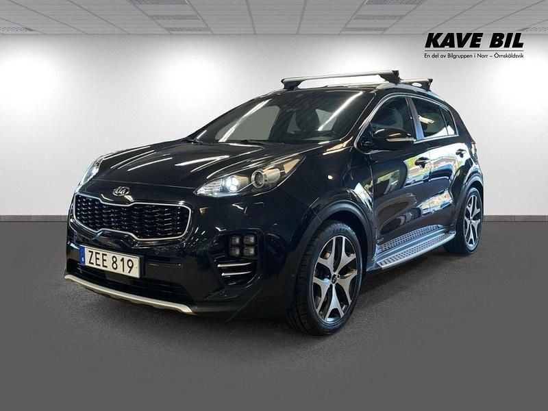 Svart Begagnad 2018 Kia Sportage GT-Line SUV | 209 900 kr (Lite dyr) - Bild 1/4