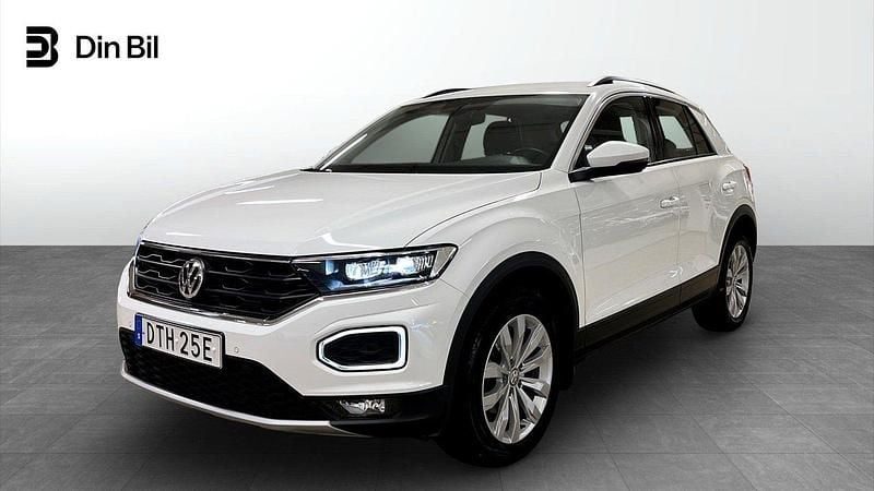 Vit Begagnad 2020 VW T-Roc Style SUV | 229 800 kr (Marknadspris) - Bild 1/4