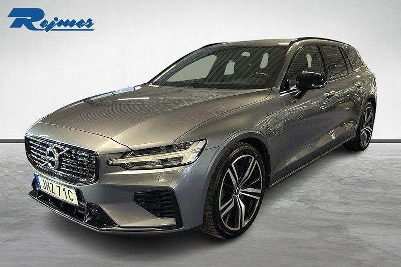 Osmium grå metallic Begagnad 2021 Volvo V60 R-Design Kombi | 289 800 kr - Bild 1/4