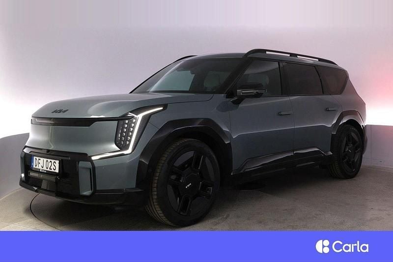 Grön Begagnad 2023 Kia EV9 GT-Line SUV | 771 900 kr (Lite dyr) - Bild 1/4
