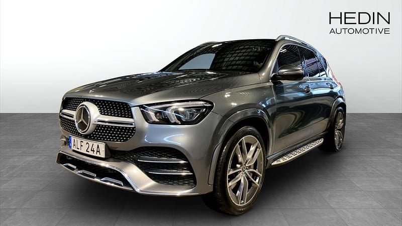 Grå (grey) Begagnad 2019 Mercedes GLE400 AMG SUV | 569 900 kr - Bild 1/4